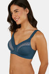 Triumph Padded Non Wired Full Coverage Super Support Bra - Secret Lagoon — thumbnail 2